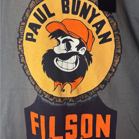 Filson Men's Paul Bunyan Graphic T-Shirt - Filson Country Grey - Size XL - Picture 9 of 10